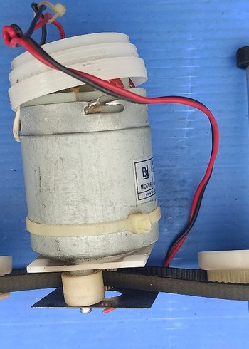 Dc Motor Kasnak Mekanizması 24 Volt 90 watt - Görsel 2