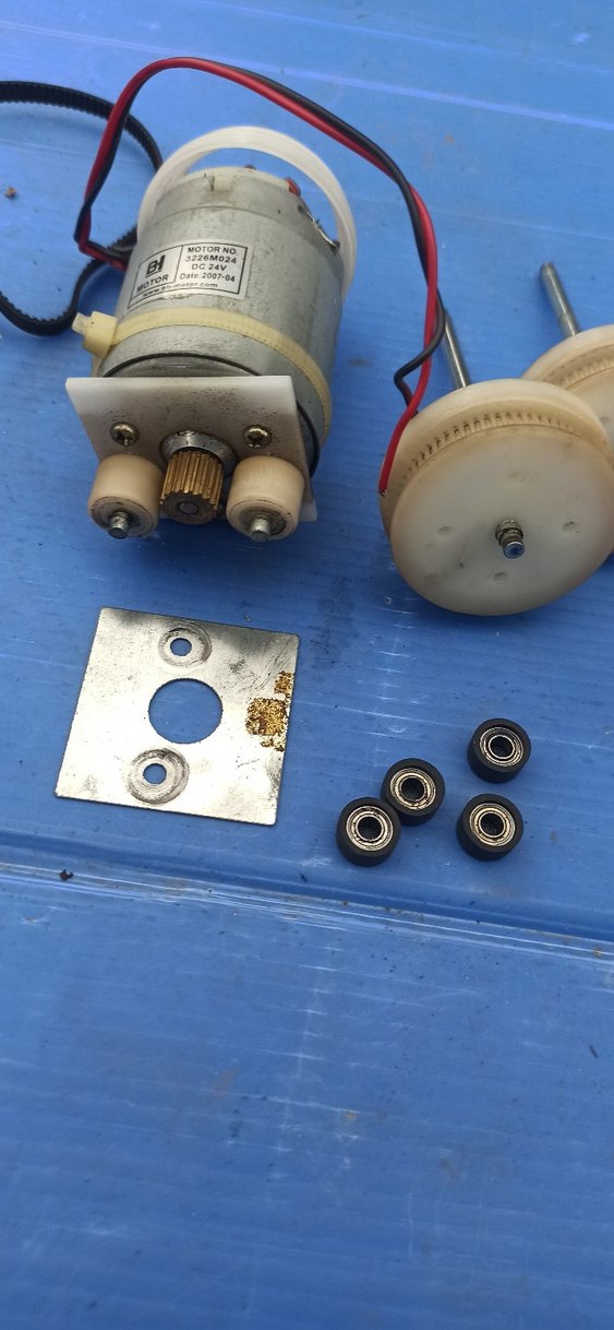 Dc Motor Kasnak Mekanizması 24 Volt 90 watt - Görsel 4