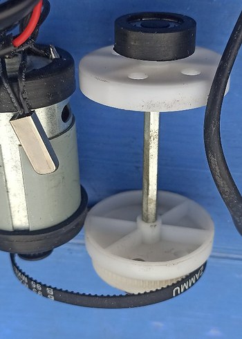 Dc Motor Kasnak Mekanizması 24 Volt 60 watt Seti - Görsel 3