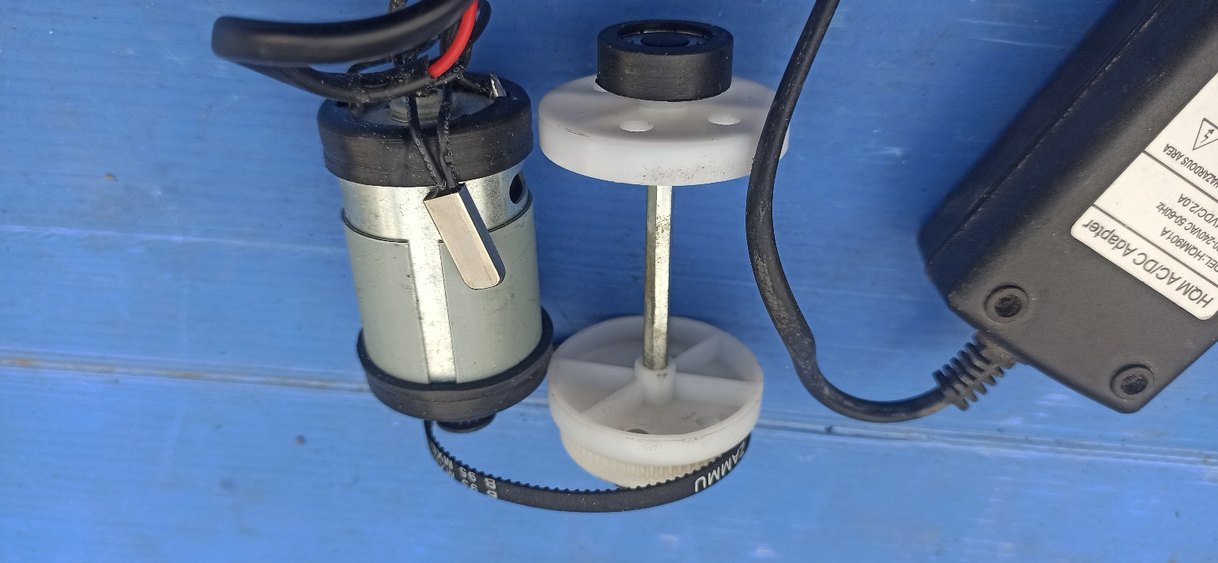 Dc Motor Kasnak Mekanizması 24 Volt 60 watt Seti - Görsel 3