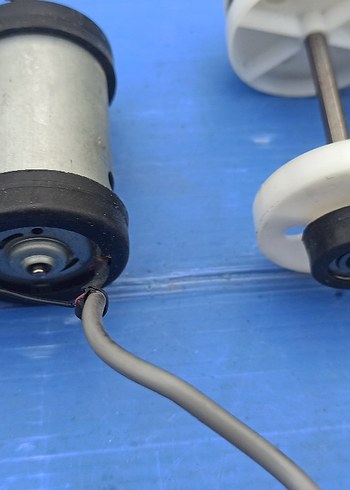 2 adet 24 Volt 76 W Dc Motor Kasnak Mekanizması( Set Halinde) - Görsel 6