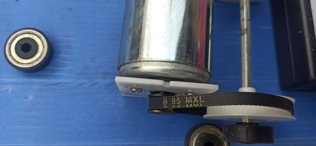 Dc Motor Kasnak Mekanizması 24 v 90 watt Çift çıkışlı) - Görsel 4