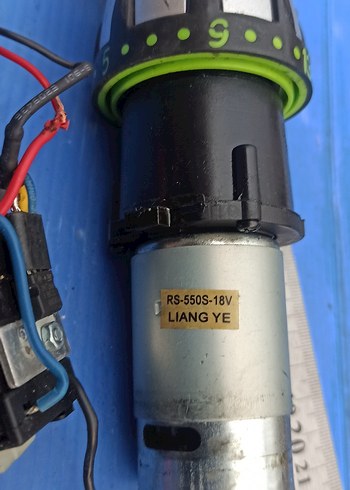 18 Volt Şarjlı Matkap Motor Mekanizması - Görsel 2