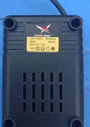 Hawk King  Şarj Aleti 20 v 1.5 Ah - Görsel 3