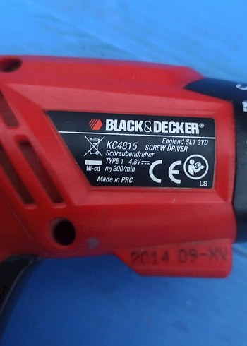Black& Decker Şarjlı Vidalama ( Çalışmıyor) - Görsel 5