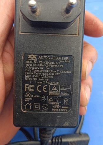 29 Volt 1.5 A  Koltuk Adaptörü - Görsel 2