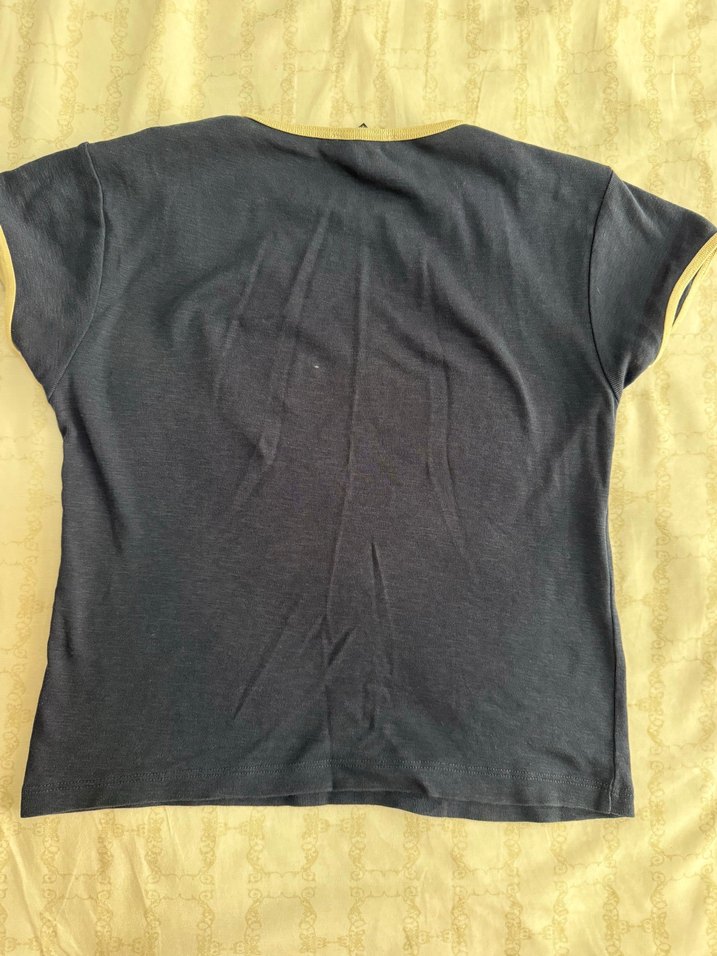 Lacivert Kısa Kollu Tişört - Görsel 2