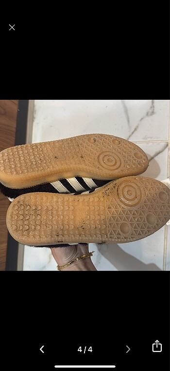 37 Beden siyah Renk Adidas samba