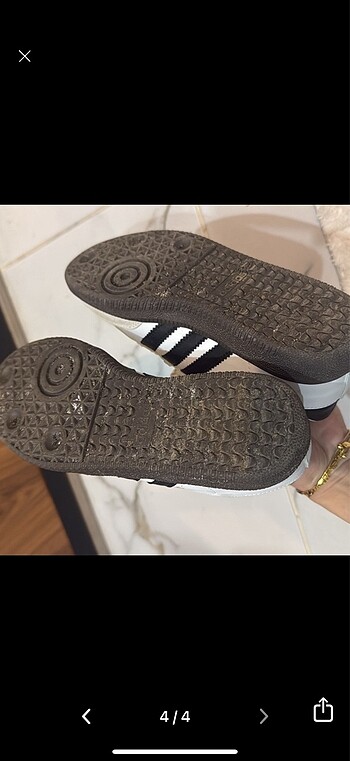 37 Beden beyaz Renk Adidas samba