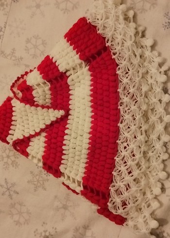 Kırmızı Örgümutfak Önlüğü - Görsel 7