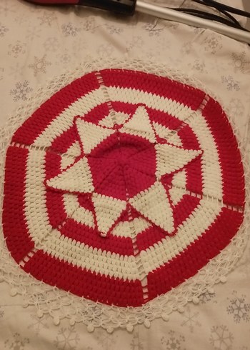 Kırmızı Örgümutfak Önlüğü - Görsel 6