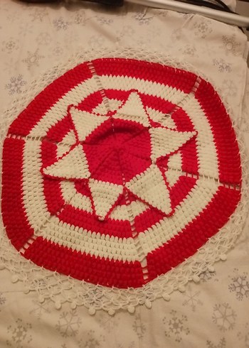 Kırmızı Örgümutfak Önlüğü - Görsel 8