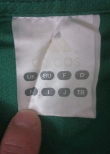 Kızlar için Yeşil Adidas Polo Tişört - Görsel 3