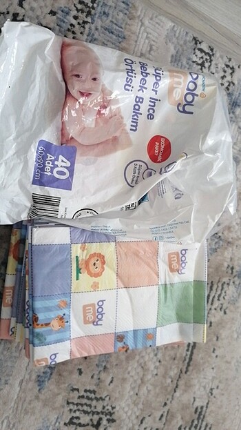 Baby me bebek bakım örtüsü 20 adet