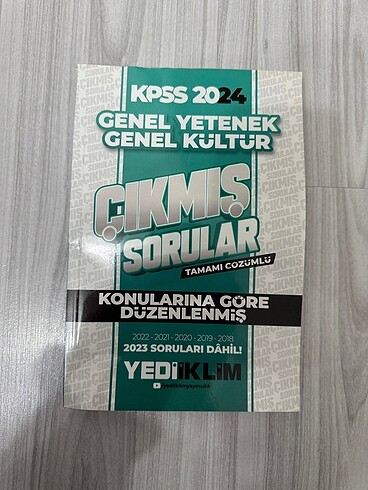 YEDIKLIM ÇIKMIŞ SORULAR