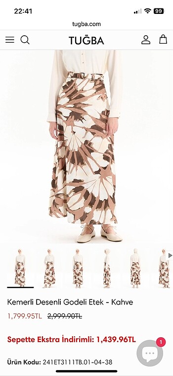 Tesettür etek - Görsel 2