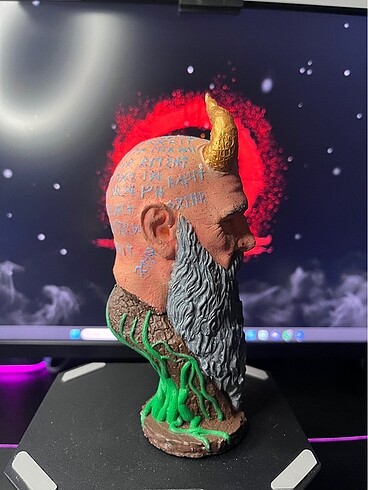  Beden Renk God of War Mimir Head
