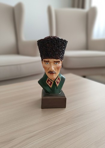 Kahverengi Kasketli Atatürk Büstü - Görsel 2