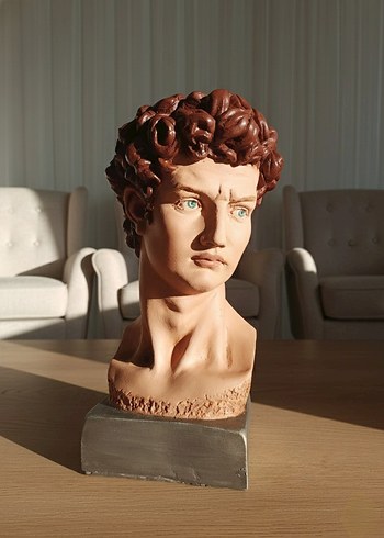 Kahverengi Büst David - Görsel 3