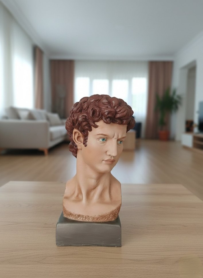 Kahverengi Büst David - Görsel 4