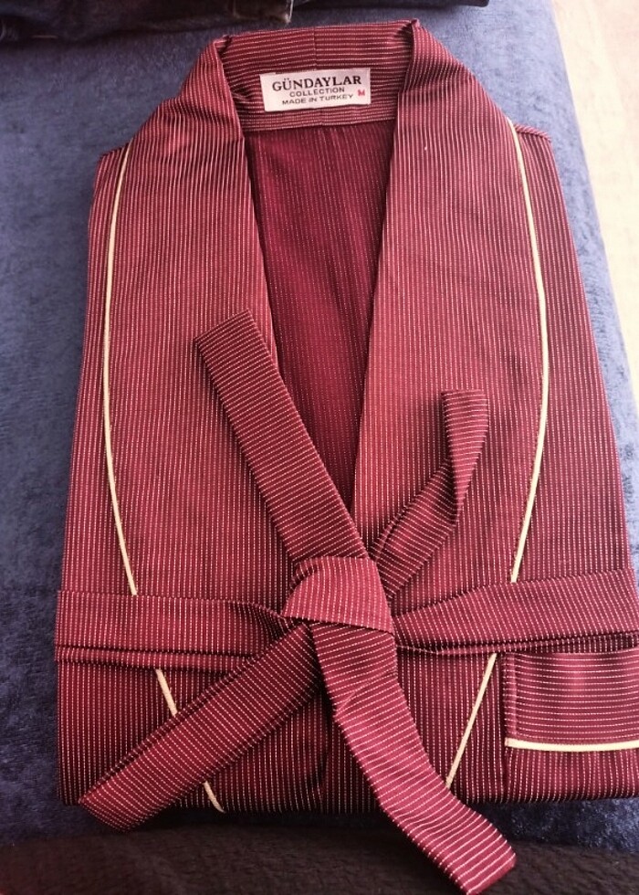 SIFIR ERKEK PİJAMA RÖPTEŞAMBIR -3LU ÇEYİZ SET - Görsel 4