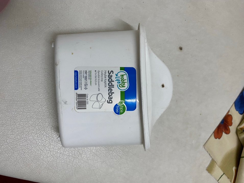 Beyaz Plastik Saklama Kabı - Görsel 4