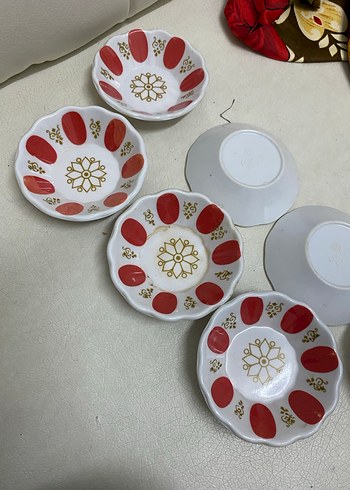 Kırmızı Puantiyeli 7 Parça Tabak Seti - Görsel 8