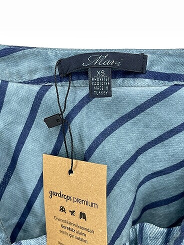 xs Beden mavi Renk Mavi Jeans Bluz %70 İndirimli.