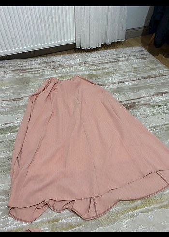 Pembe Bohem Tarz Uzun Elbise - Görsel 4