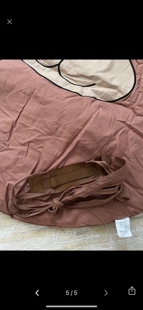 Pastel Kahverengi Ayıcık Oyun Matı - Görsel 4