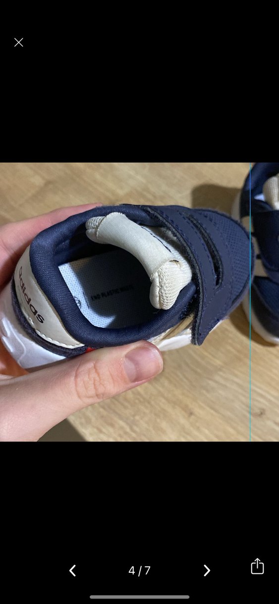 Erkek Çocuk Adidas Mavi Spor Ayakkabı - Görsel 4