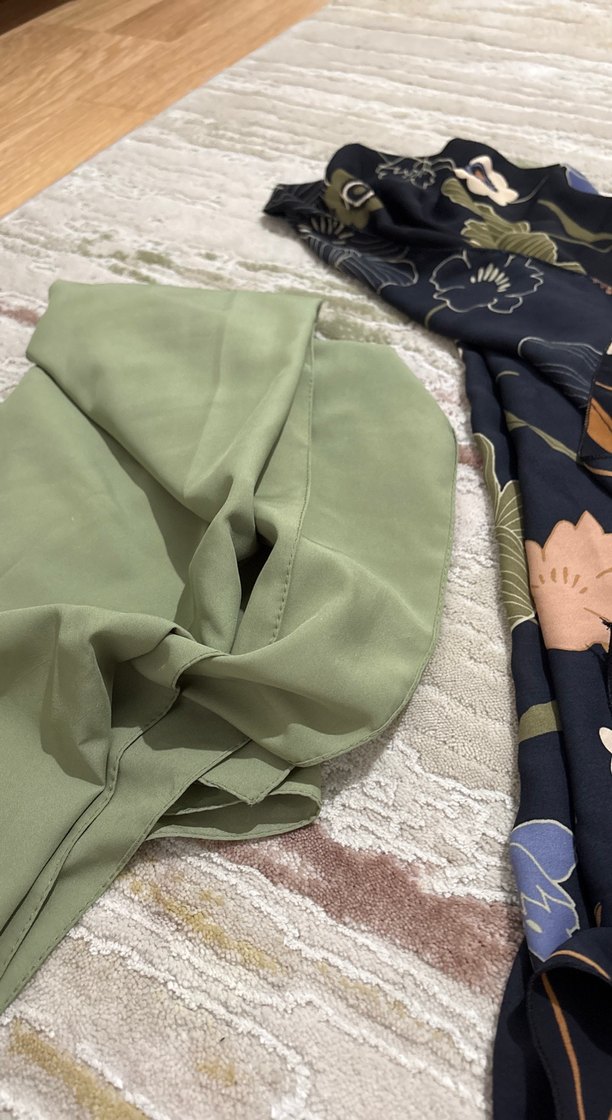 Bohem Tarz Khaki Kadın Şal - Görsel 3