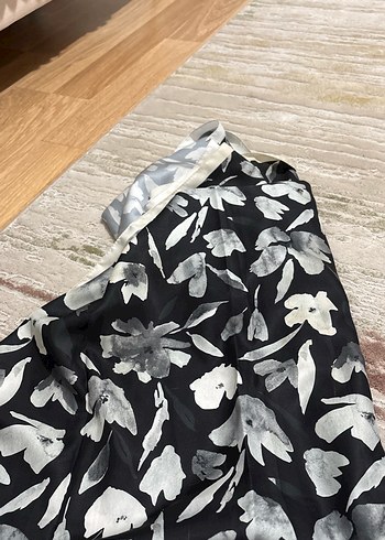 Gri Desenli Kadın Şal - Görsel 4