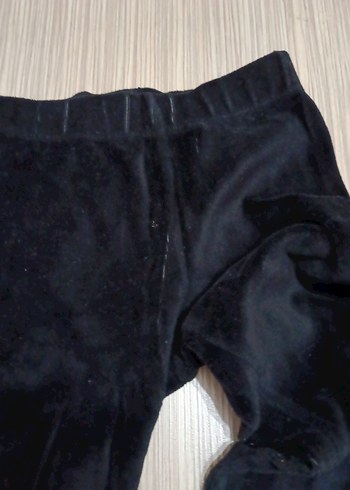 Kız Çocuk Siyah Sıkı Kesim Tayt - Görsel 2