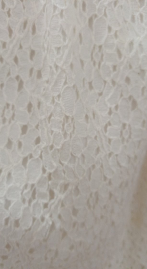 Kolsuz Beyaz Dantel Kız Elbisesi - Görsel 4