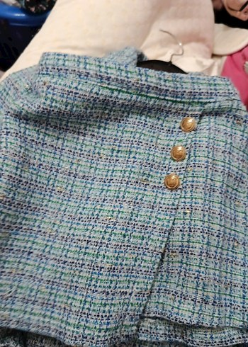 Düğmeli Mini Mavi çocuk takım - Görsel 6