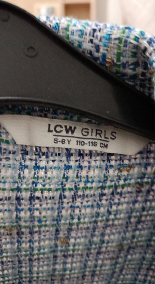 Düğmeli Mini Mavi çocuk takım - Görsel 3