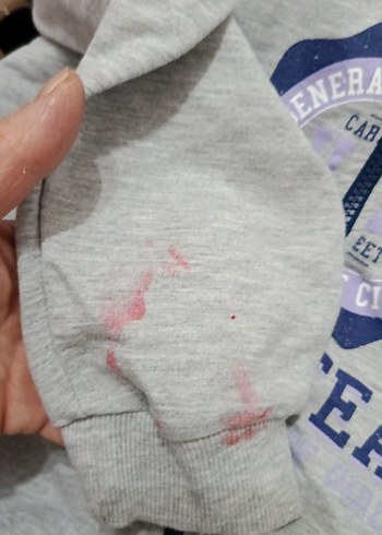 kız çocuğuGri Fermuarlı Sweatshirt - Görsel 3