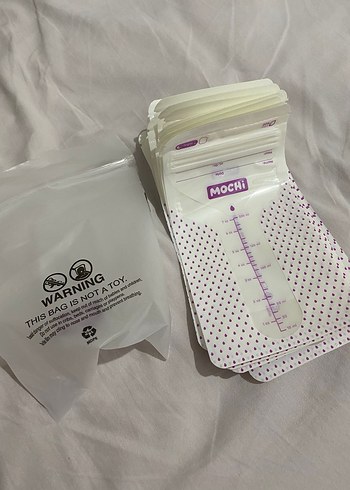 MOCHI Süt Saklama Poşetleri Beyaz - Görsel 2