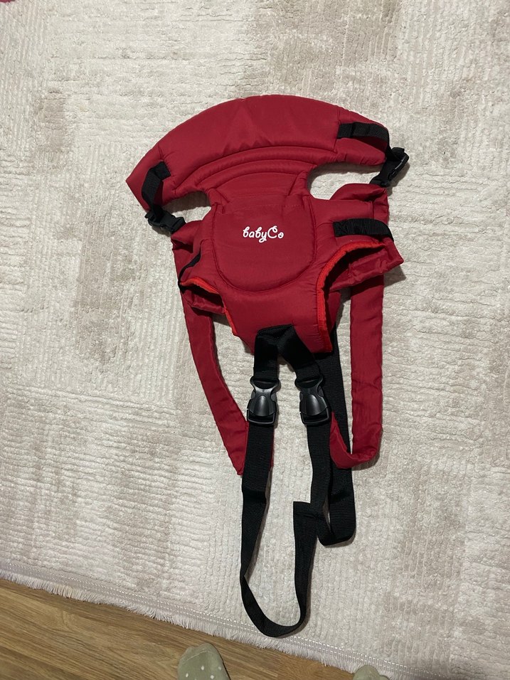 Kırmızı BabyCo Bebek Taşıyıcı - Görsel 3