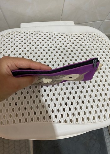 Mor Nakışlı Baykuş Desenli Bohem Çocuk Cüzdanı - Görsel 4