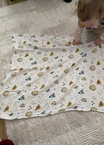 Organik Müslin Battaniye - Görsel 5