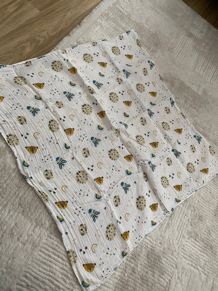 Organik Müslin Battaniye - Görsel 4