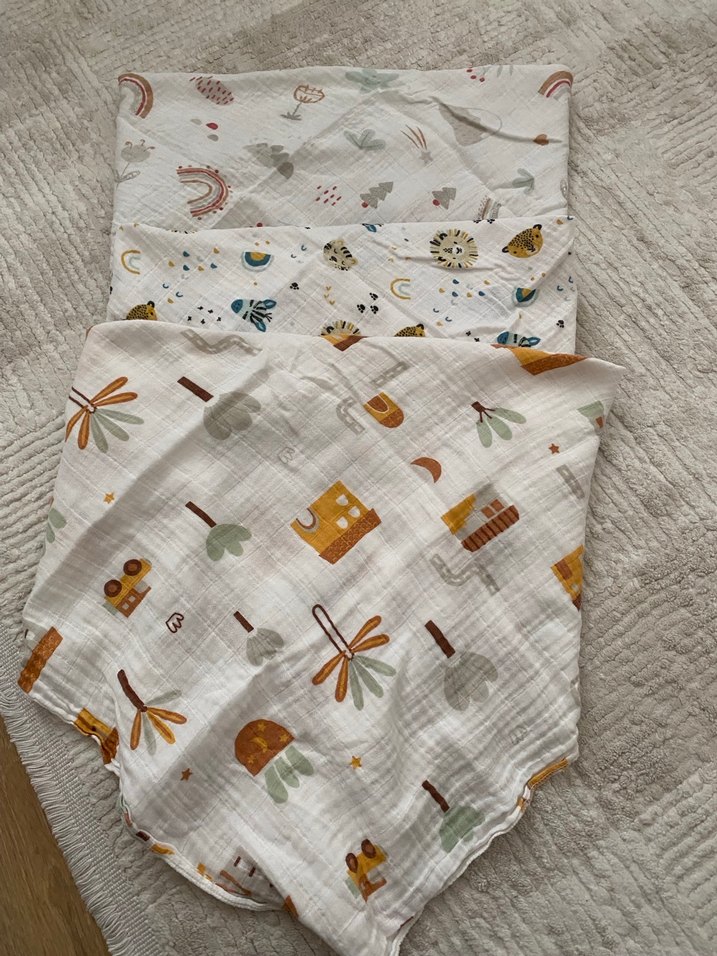 Organik Müslin Battaniye - Görsel 2