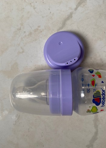 Pastel Mor Bebek Biberonu - Görsel 3