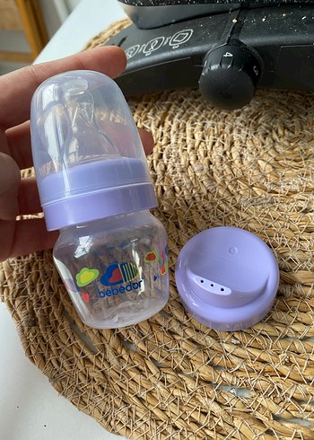 Pastel Mor Bebek Biberonu - Görsel 2