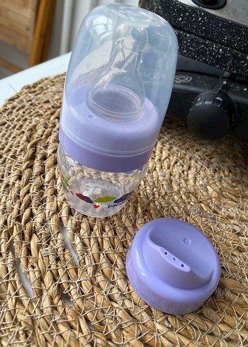 Pastel Mor Bebek Biberonu - Görsel 4