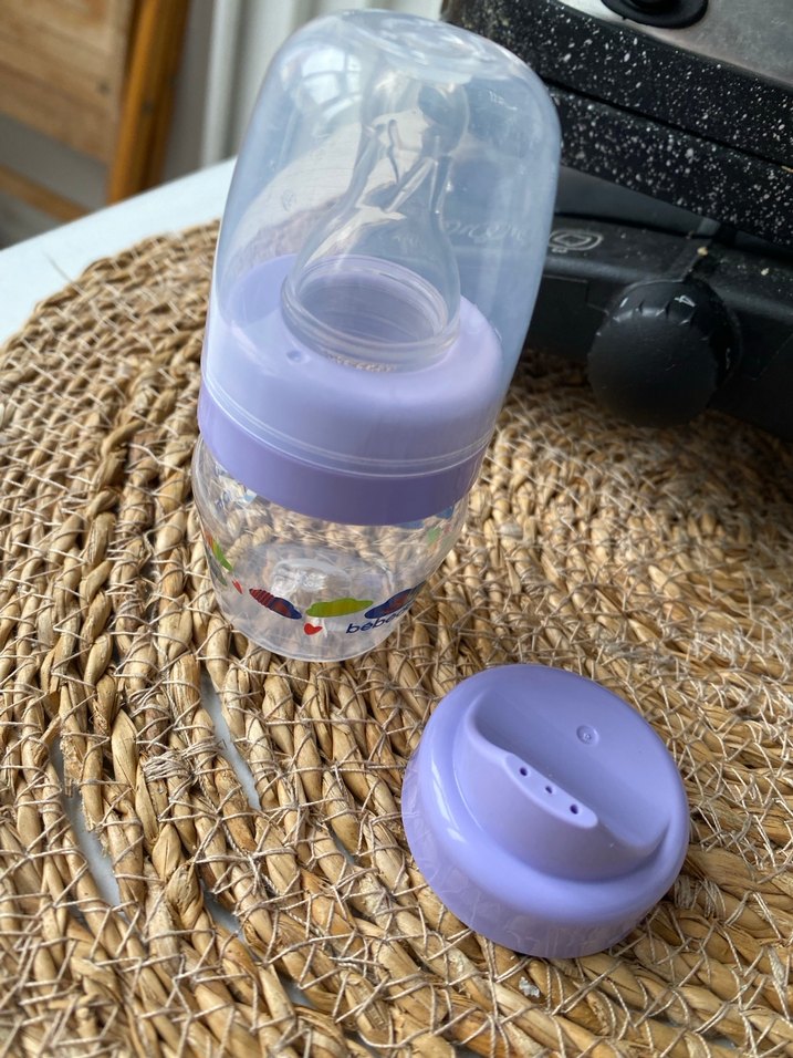 Pastel Mor Bebek Biberonu - Görsel 4