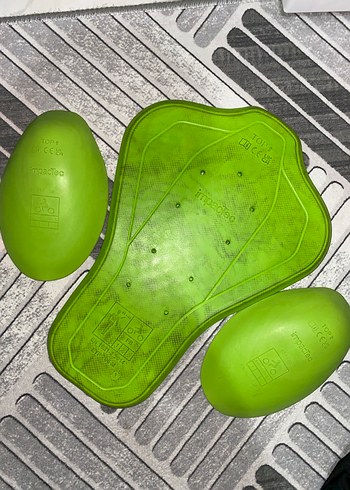 Yeşil Motosiklet Diz Koruyucu Seti Velcro - Görsel 3