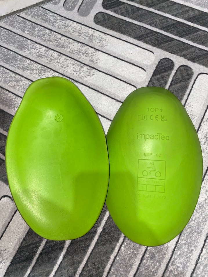 Yeşil Motosiklet Diz Koruyucu Seti Velcro - Görsel 4